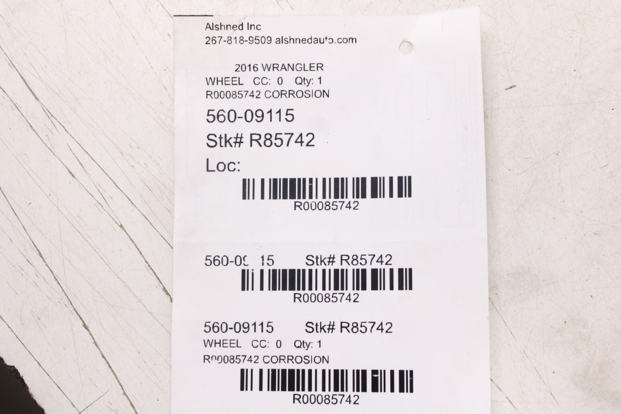 2012-2018 Jeep Wrangler Aluminum Wheel R18x7.5J 7 Spoke 1TK93TRMAB OEM *ReaD*13