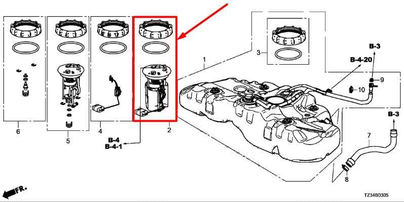2015-2020 Acura TLX 3.5L Fuel Pump Assembly 17045-T2B-A01 OEM - Alshned Auto Parts