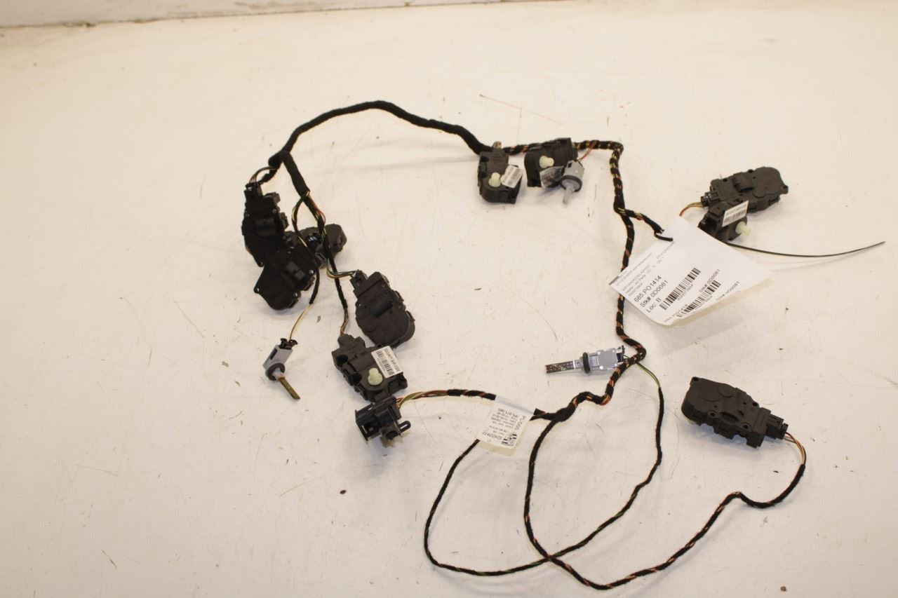 11-18 Porsche Cayenne Platinum HVAC Blend Door Actuator Motor Set w Wire Harness - Alshned Auto Parts
