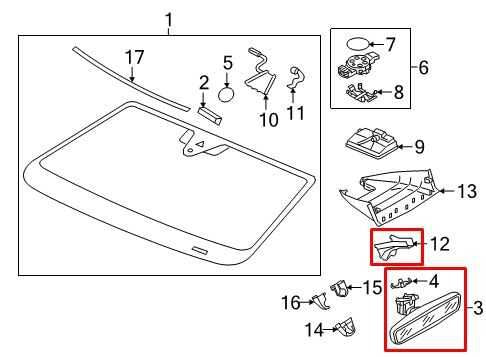 2018-2025 Volkswagen Atlas SE Interior Inside Rear View Mirror w/ Cover - Alshned Auto Parts