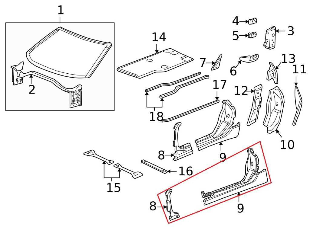 97-04 Chevrolet Corvette LH Lower Door Opening Trim Rocker Panel 10444701 *ReaD* - Alshned Auto Parts