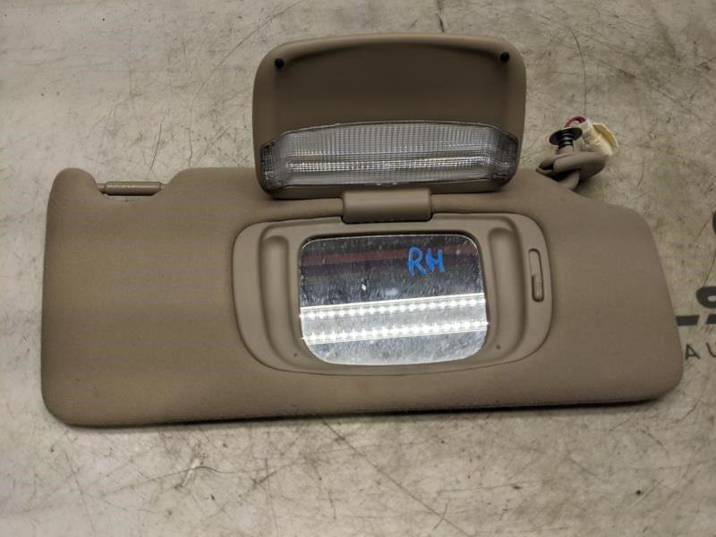 2007-2009 Lexus RX350 Front Passenger Right Side Sun Visor w/ Illuminated Mirror - Alshned Auto Parts