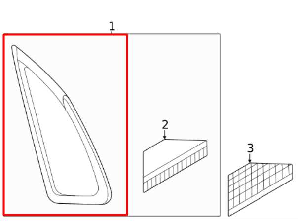 2020-25 Mazda CX-30 2.5 S Rear Right Passenger Side Quarter Window Glass *ReaD* - Alshned Auto Parts