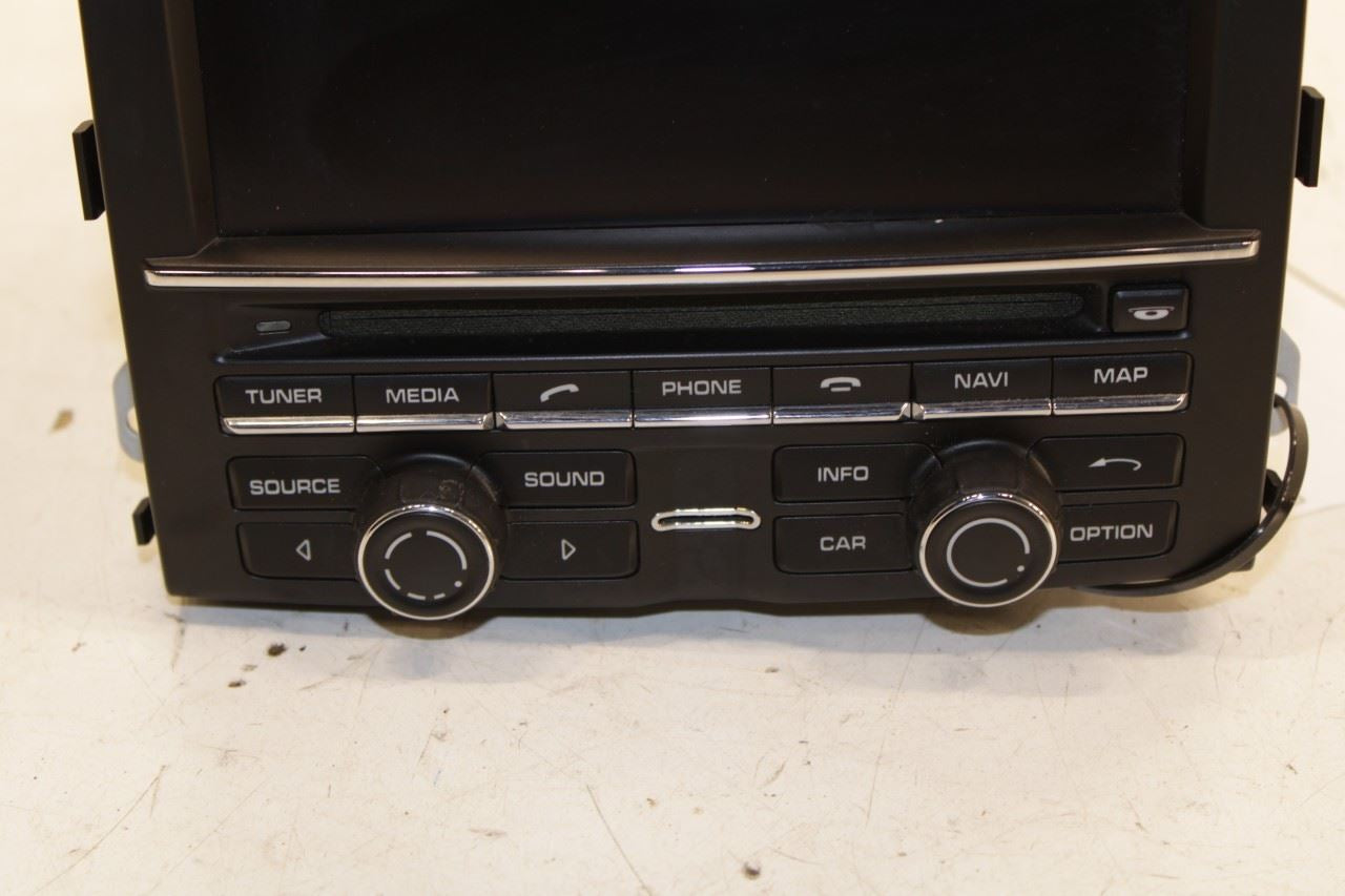 11-18 Porsche Cayenne Platinum Radio Faceplate Control with Display and Receiver - Alshned Auto Parts