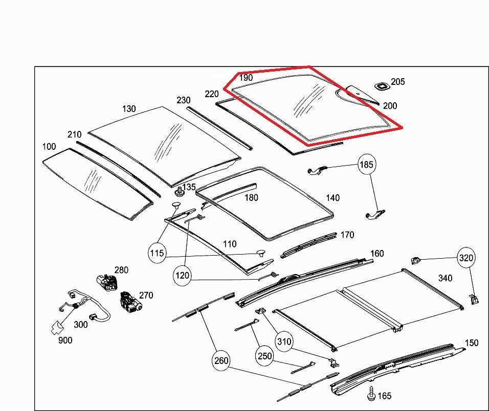 2010-2016 Mercedes-Benz E350 4Matic Roof Window Rear Panel Glass 21278009211