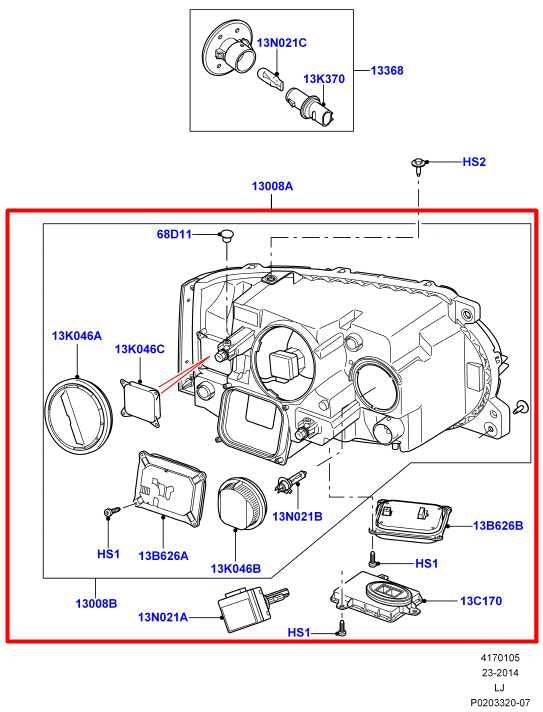 10-11 Land Rover Range Rover HSE 5.0L Front Right Side Xenon HID Headlight Lamp1