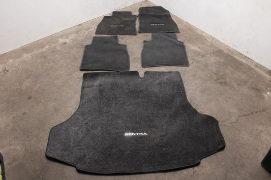 2013-19 Nissan Sentra SL Front Rear RH LH and Cargo Trunk Carpet Floor Mats Set - Alshned Auto Parts
