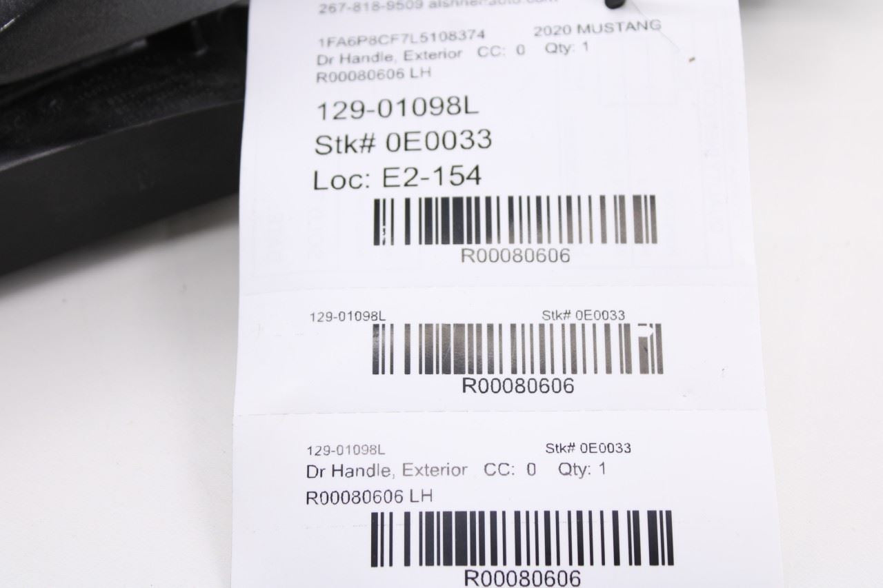 2015-23 Ford Mustang GT Driver Left Side Door Exterior Handle JR3Z-6322405-AAPTM - Alshned Auto Parts