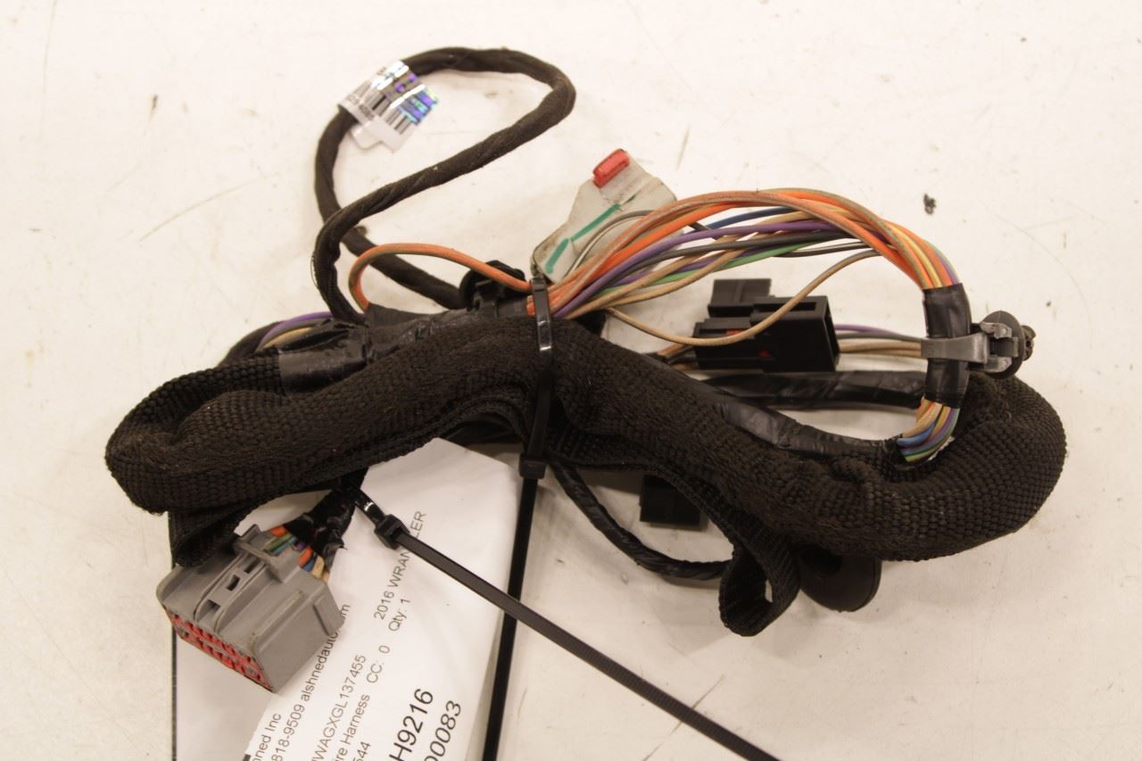 2015-2017 Jeep Wrangler Sport 2dr Front Left Driver Door Wire Harness 68244617AA - Alshned Auto Parts
