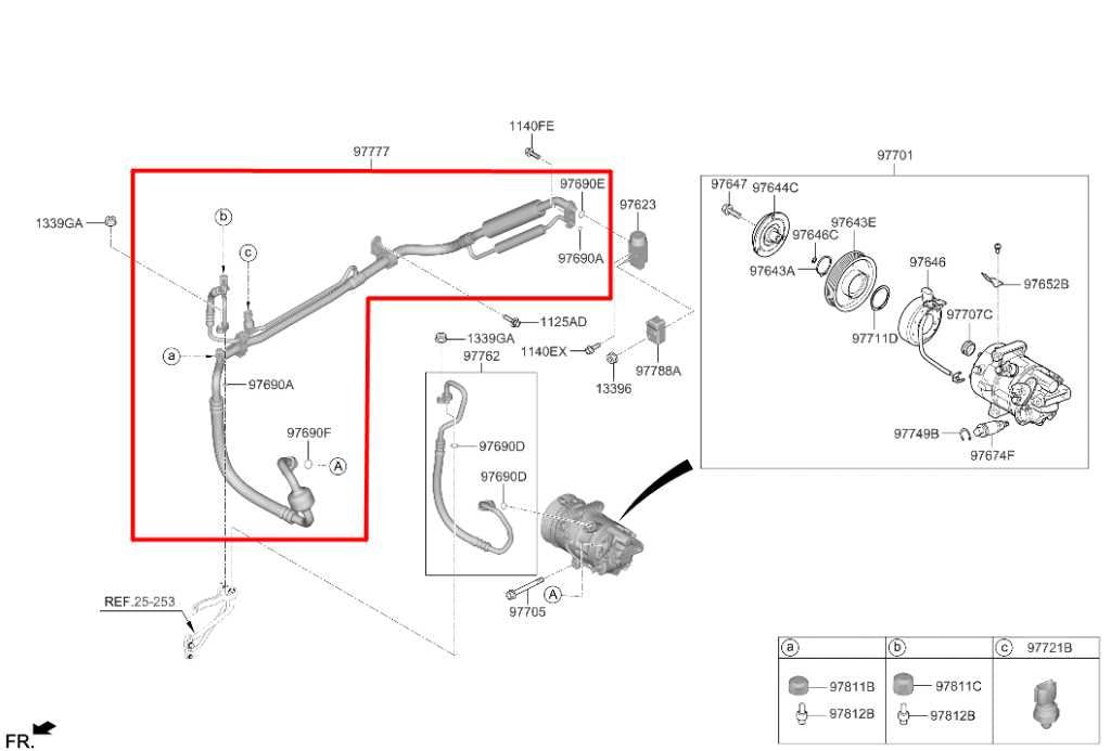 22-23 Hyundai Tucson SEL 2.5L AWD AC Conditioning Suction Liquid Hose Line Tube - Alshned Auto Parts