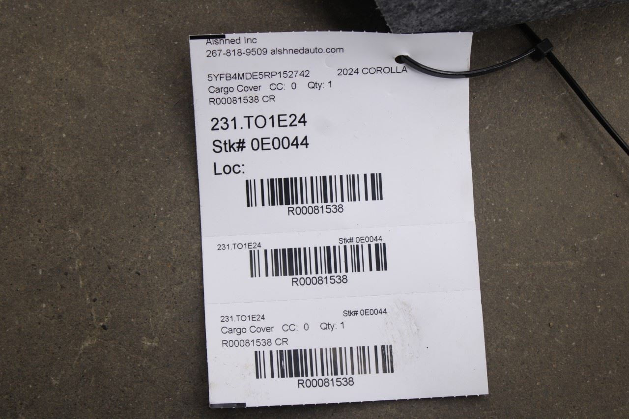 2020-2024 Toyota Corolla LE Front Floor Interior Carpet Liner 58510-02M50-C0 OEM11