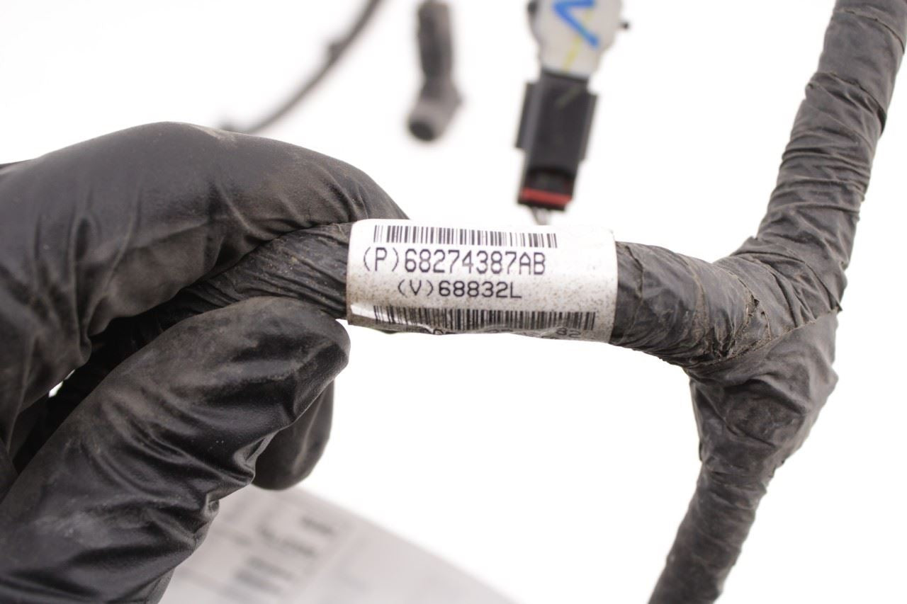 16-18 Jeep Cherokee Limited Rear Bumper Wire Harness w/ Park Sensors 68274387AB - Alshned Auto Parts