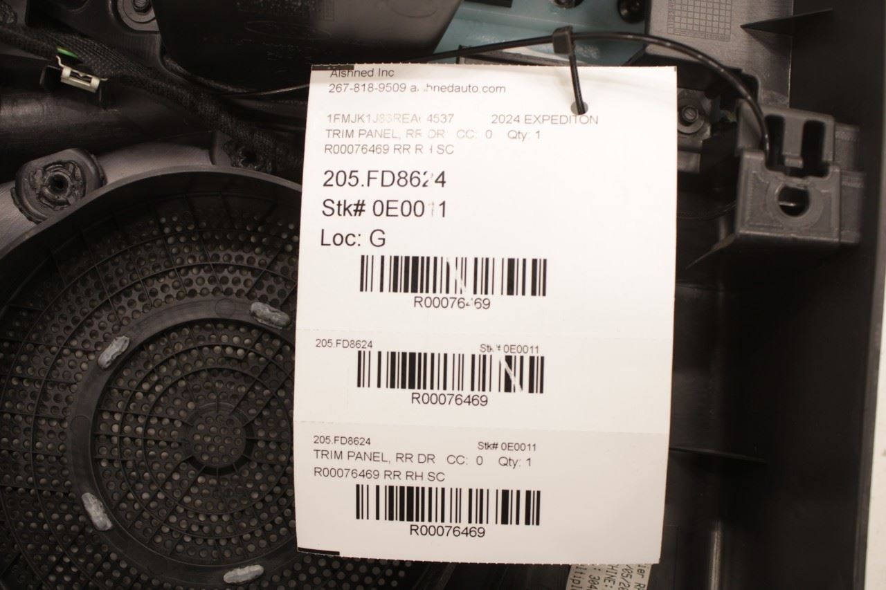 2022-2024 Ford Expedition MAX XLT Rear Right Door Trim Panel NL1B-4027406-CC OEM - Alshned Auto Parts
