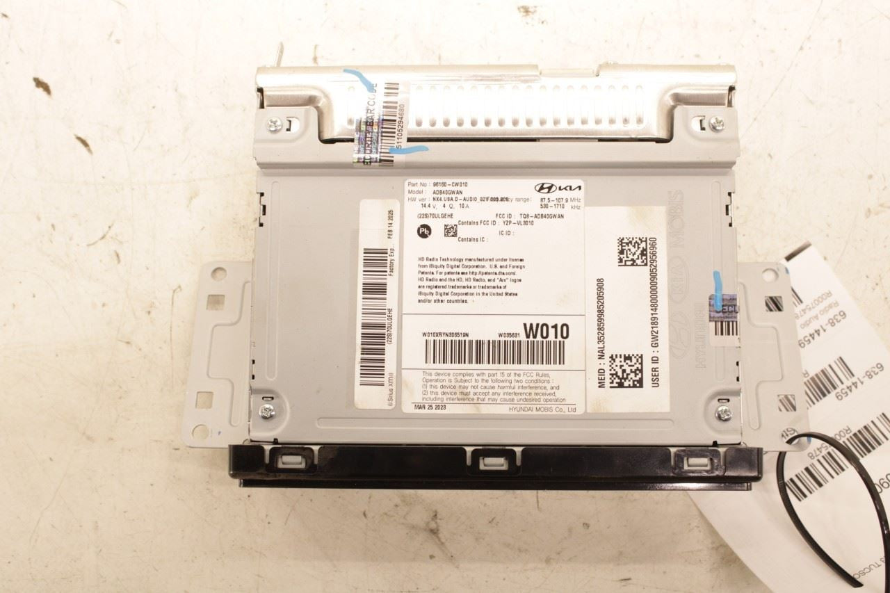 2022-2024 Hyundai Tucson SEL Audio Radio Receiver US built 96160-CW010 OEM - Alshned Auto Parts
