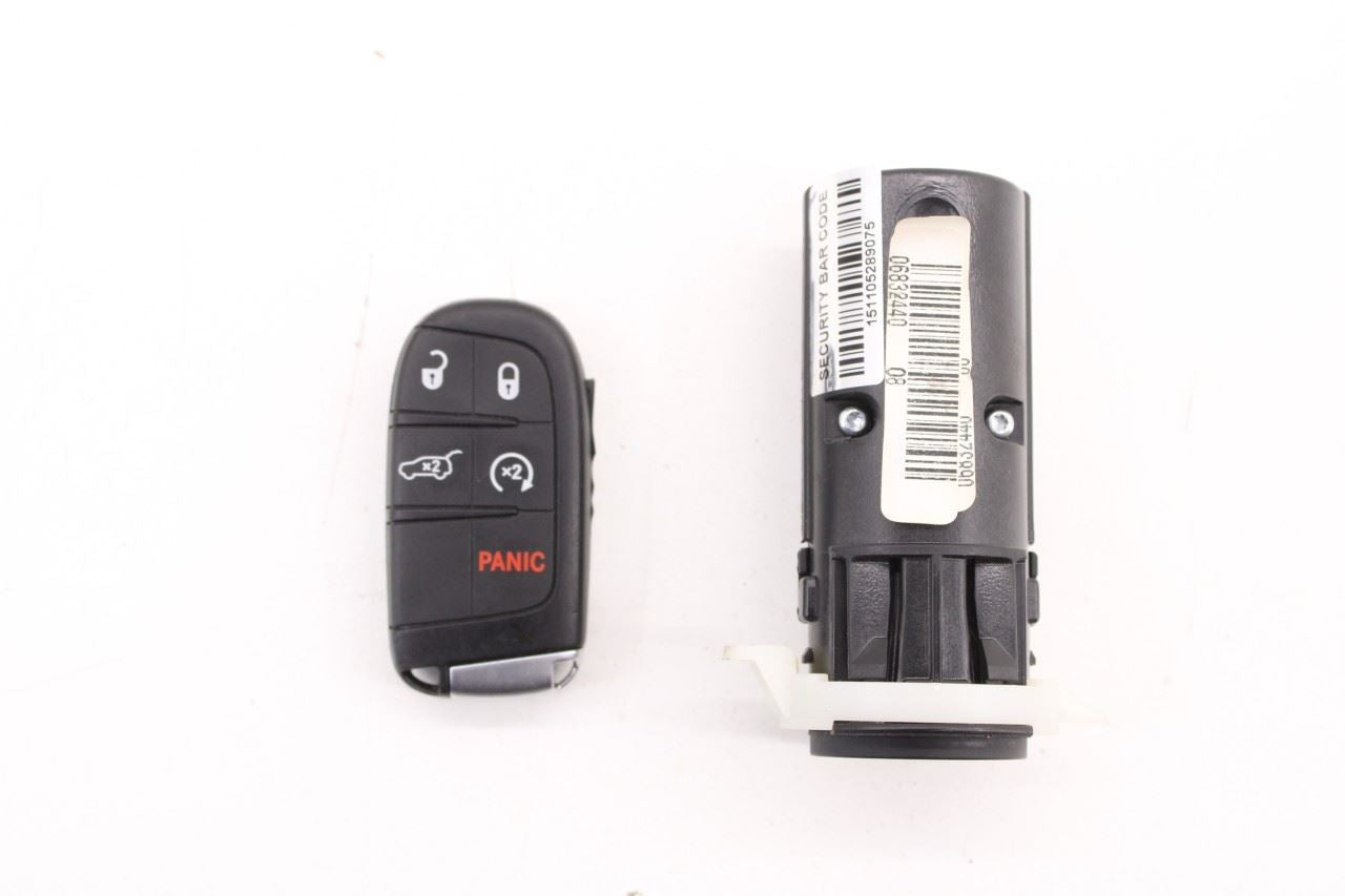 2014-22 Jeep Grand Cherokee Engine Start Stop Ignition Switch Button w/ Key Fob - Alshned Auto Parts