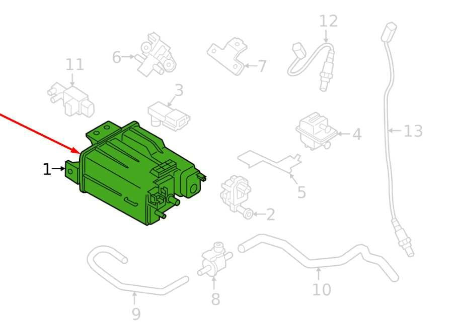 2014-2020 Nissan Pathfinder Fuel Vapor Evaporator Emission Canister 14950-7Y000 - Alshned Auto Parts