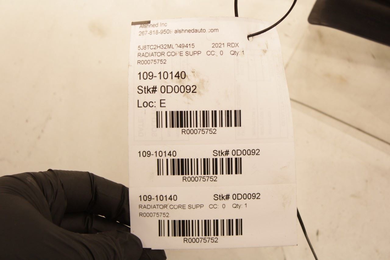 2019-2025 Acura RDX SH-AWD Front Bumper Center Radiator Core Support Beam - Alshned Auto Parts