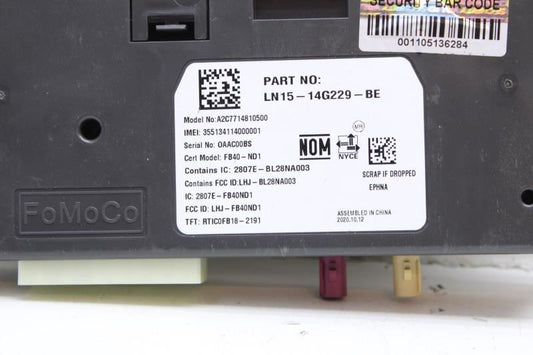 2020-2022 Ford EcoSport Telematics Communication Control Module LN15-14G229-BE - Alshned Auto Parts