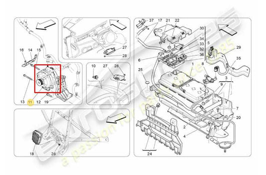 2017-2021 Maserati Ghibli 3L Alternator Generator 675000572 OEM - Alshned Auto Parts