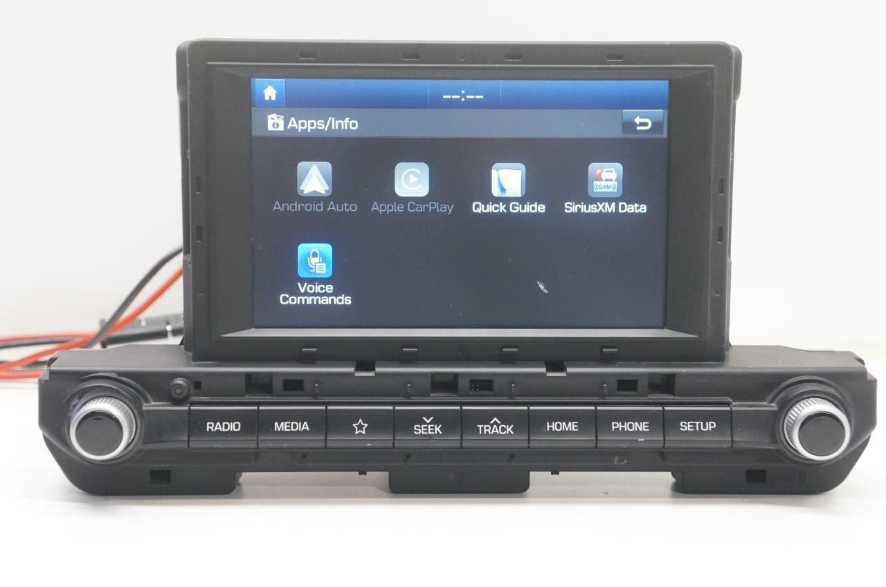 19-20 Hyundai Elantra Radio Faceplate Control w/ Receiver and 7'' Display *ReaD* - Alshned Auto Parts