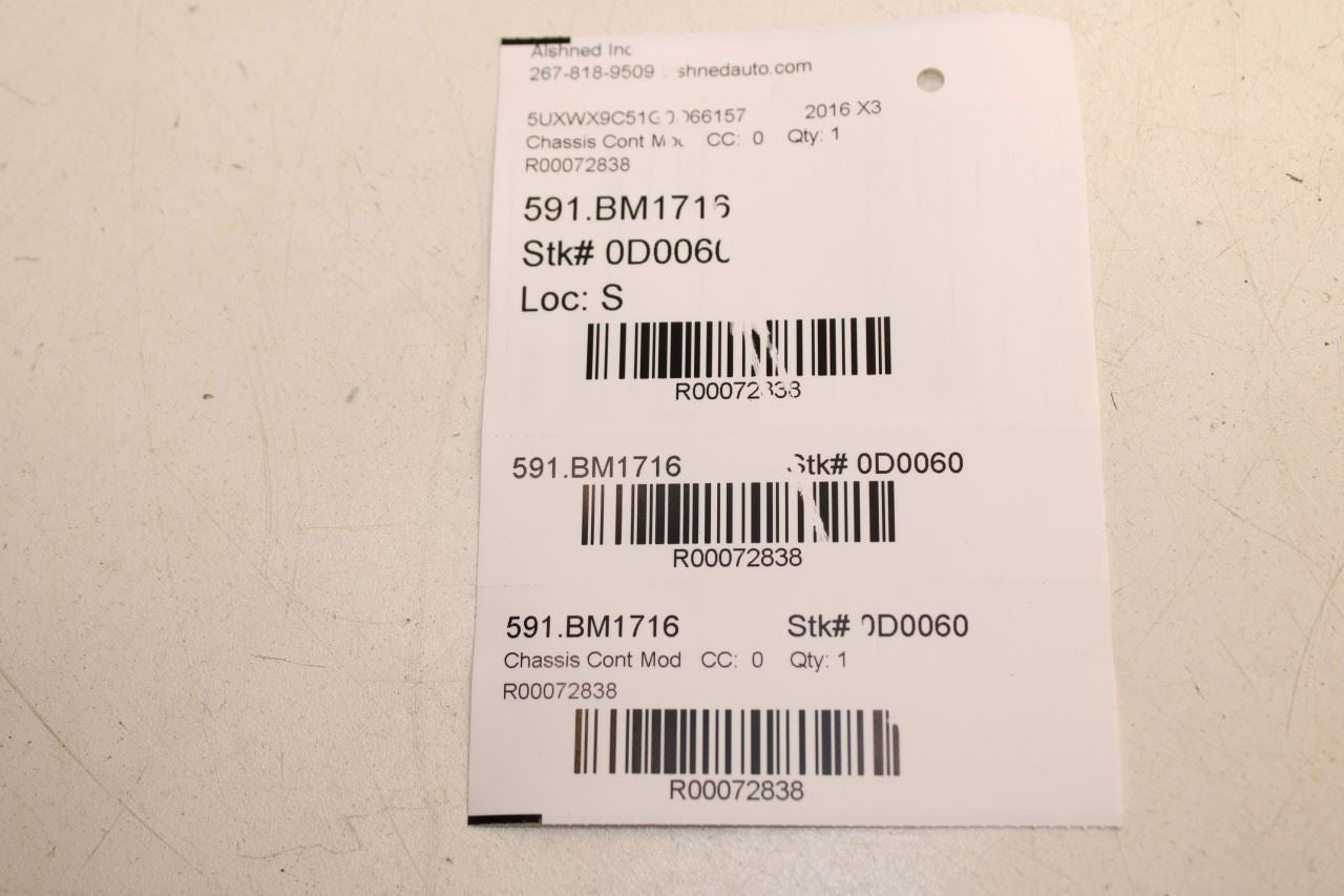 2011-2017 BMW X3 xDrive28i Parking Distance Sensor Control Module 66209382516 - Alshned Auto Parts