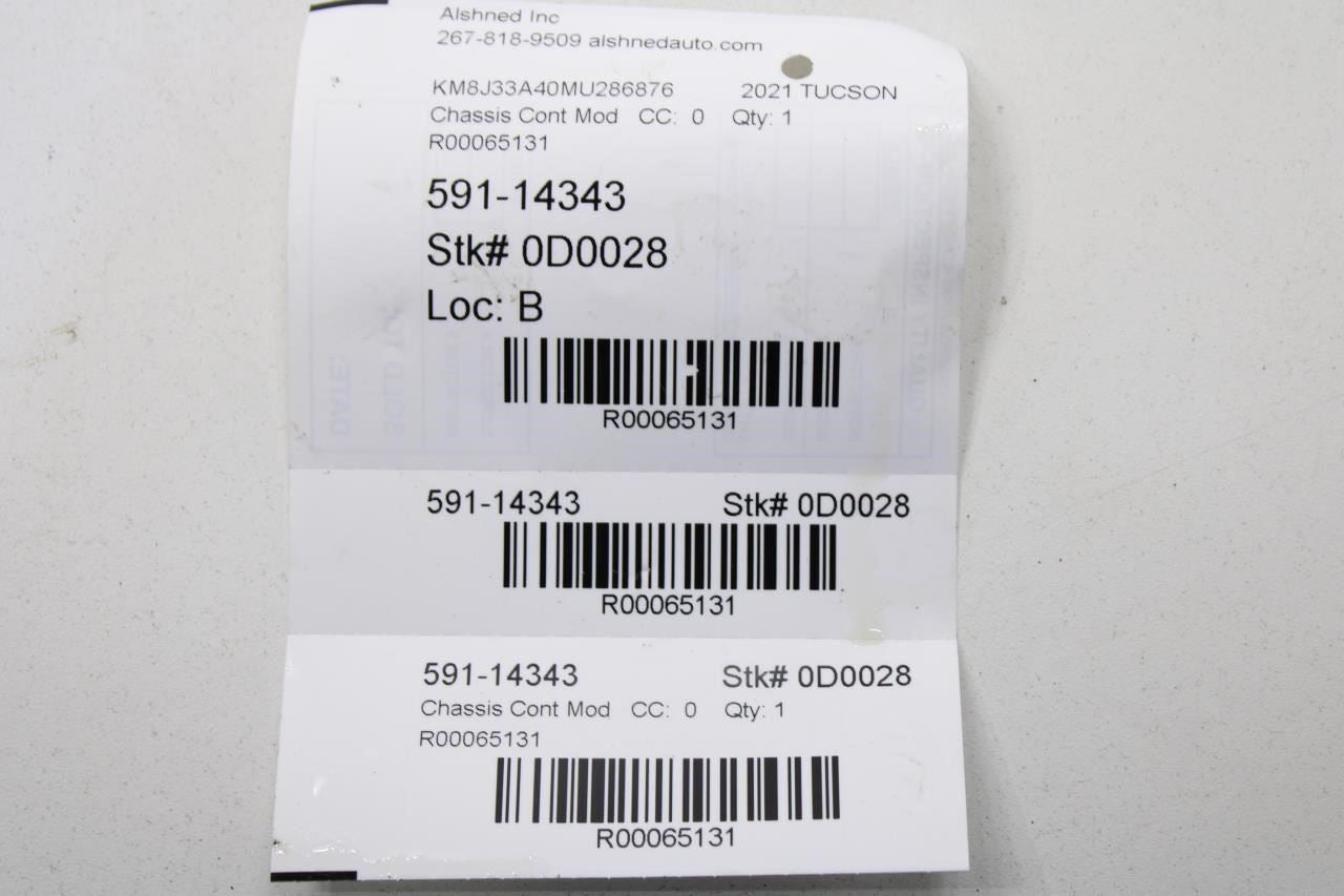 2019-2021 Hyundai Tucson Value Smart Keyless Entry Control Module 95480-D3550 - Alshned Auto Parts