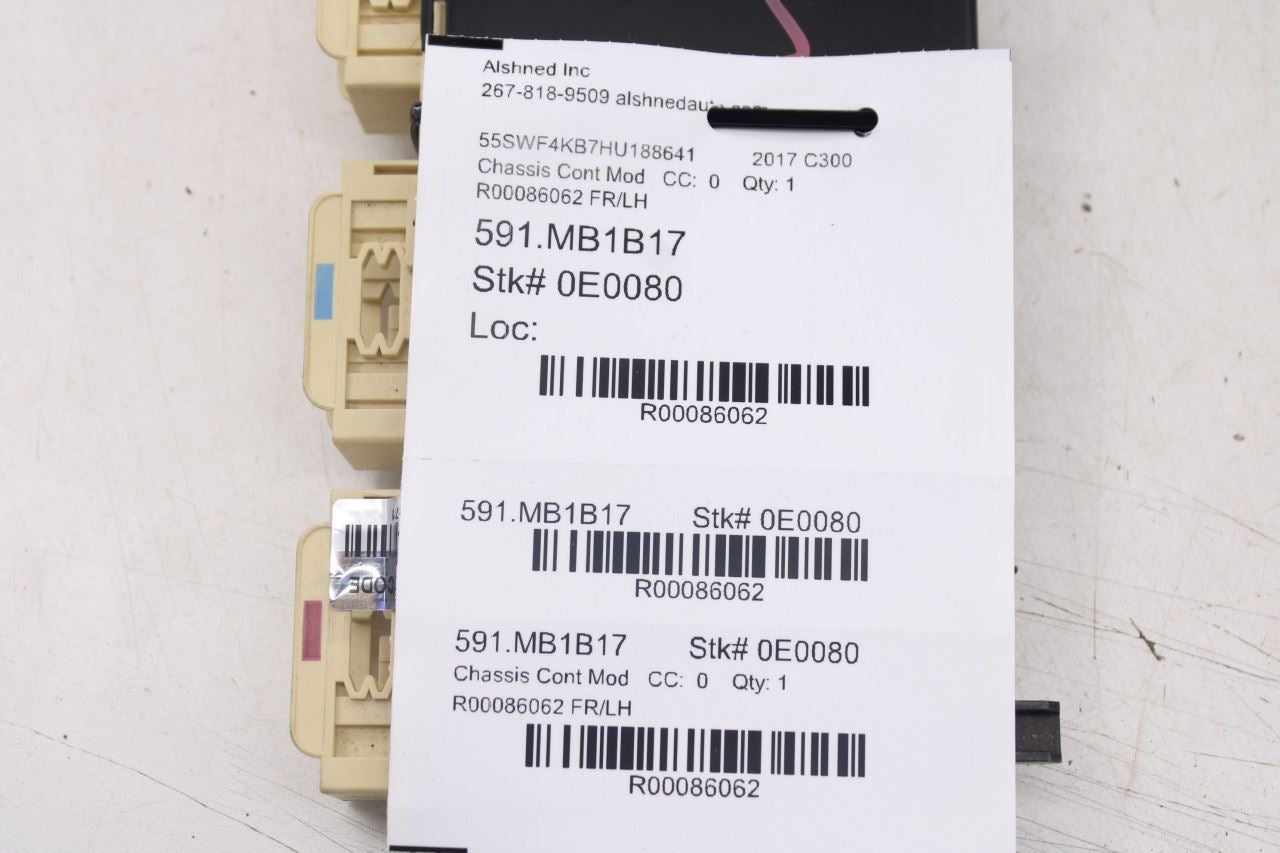2015-2018 Mercedes-Benz C 300 4Matic Front Left Power Seat Memory Control Module20