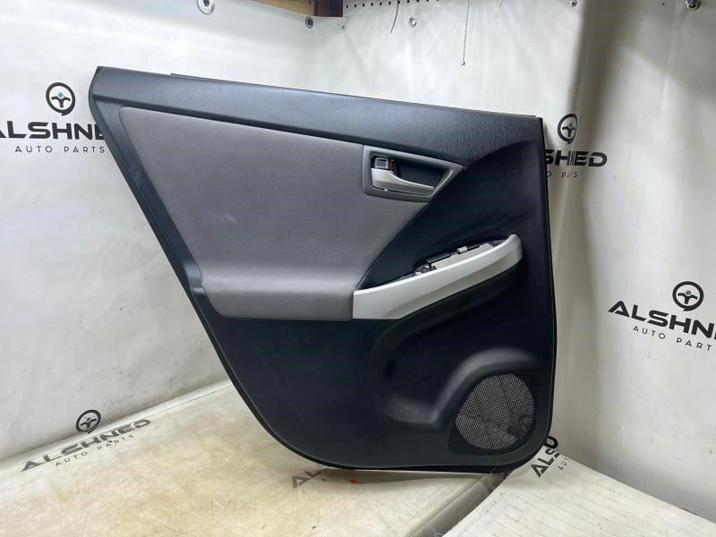 2012-2015 Toyota Prius Rear Left Door Trim Panel Cloth Gray 67640-47260-C1 OEM - Alshned Auto Parts