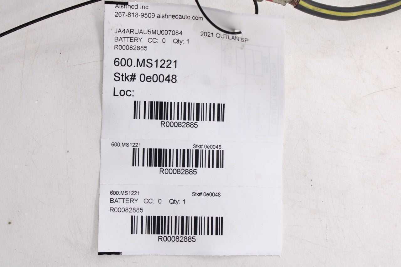 2011-25 Mitsubishi Outlander Sport SE Negative Battery Cable Wire Harness *ReaD*10