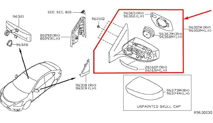 2013-2015 Nissan Sentra Left Driver Side Rear View Power Mirror with Turn Signal - Alshned Auto Parts