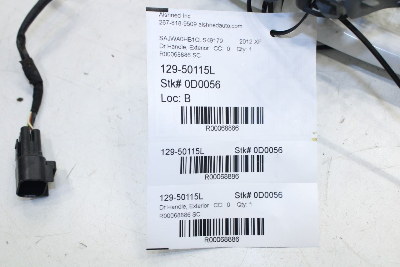 2010-15 Jaguar XF Portfolio 5.0L RWD Front Driver Left Side Door Exterior Handle - Alshned Auto Parts