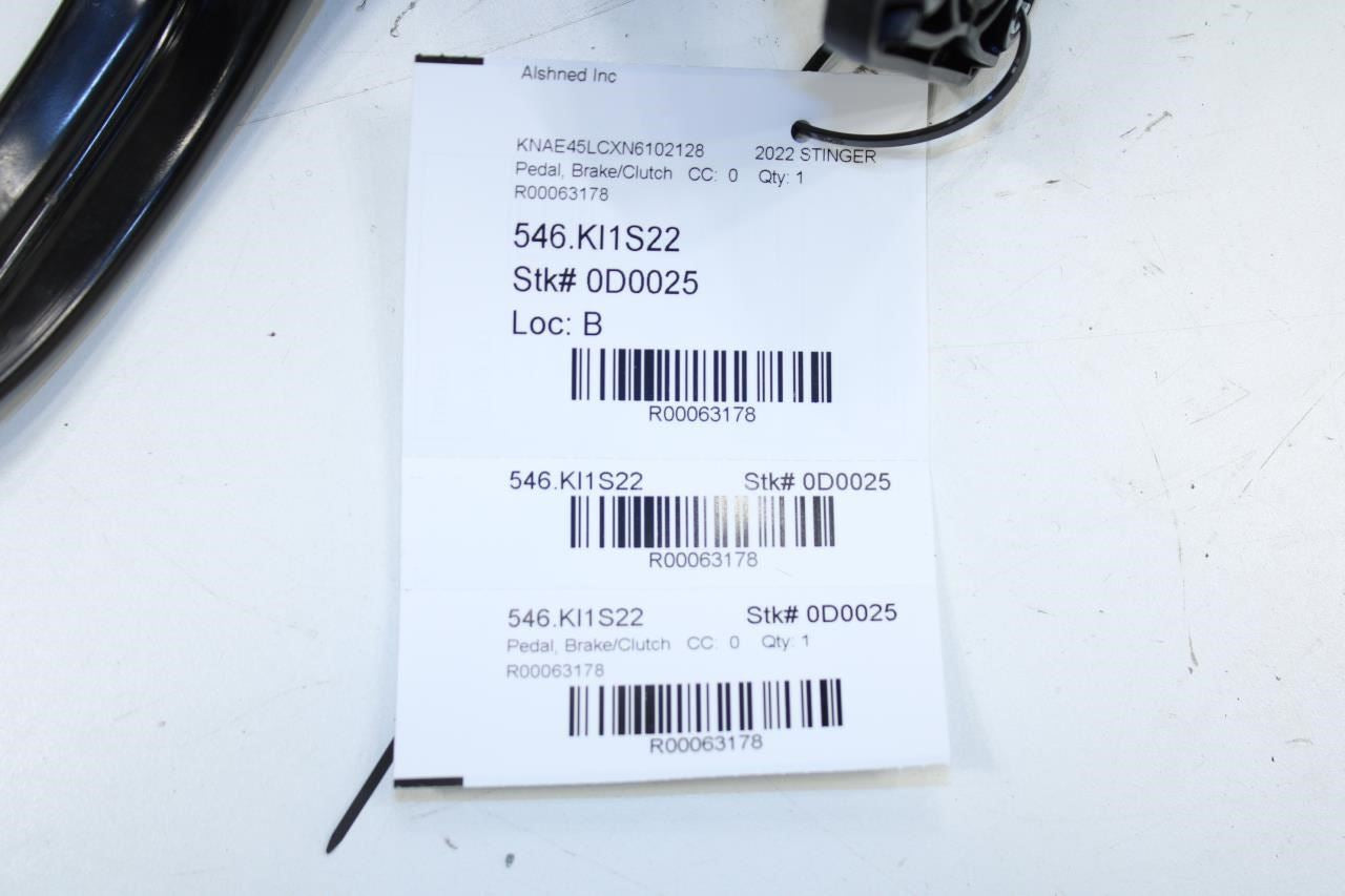 2018-2023 Kia Stinger GT1 3.3L Brake Stop Foot Pedal w/ Bracket 32830-J5100 OEM - Alshned Auto Parts