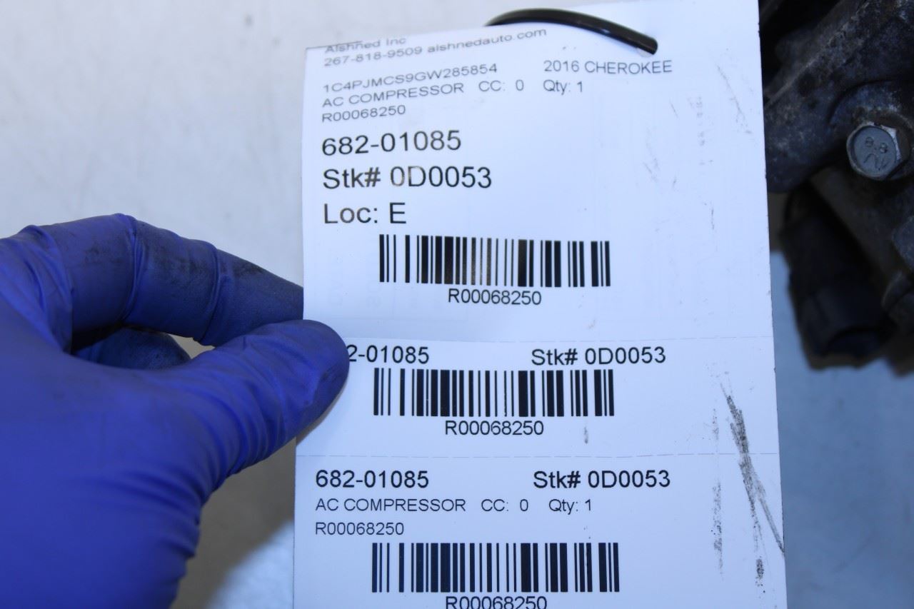 2014-2022 Jeep Cherokee 75th Anniversary 3.2L AC Air Conditioner Compressor - Alshned Auto Parts