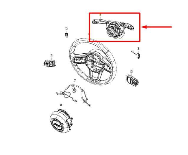 20-2024 Jeep Gladiator Steering Column Light Turn Signal Wiper Switch 68526261AA - Alshned Auto Parts