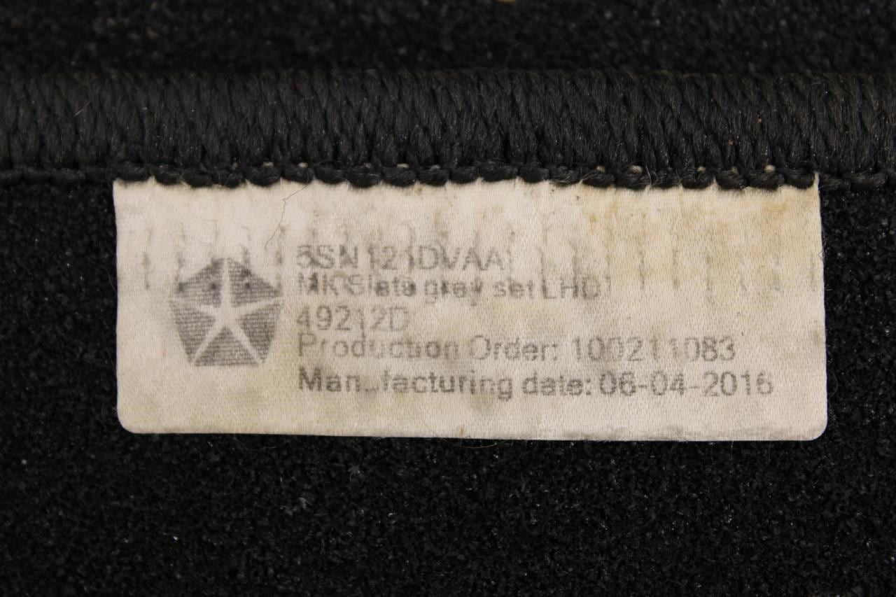 09-16 Jeep Patriot Sport SE FR and RR Interior Floor Carpet Mats Set 5SN121DVAA - Alshned Auto Parts