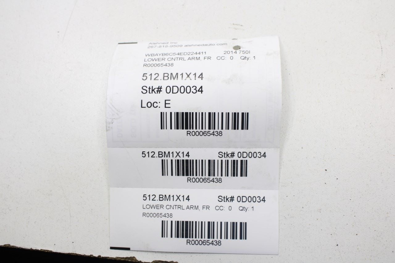 2010-2015 BMW 750i xDrive AWD Front Suspension RH and LH Lower Control Arm Pair - Alshned Auto Parts