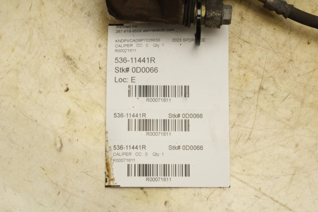 2023-2025 Kia Sportage Hybrid EX Rear Right Side Brake Disc Caliper 58311-N9A10 - Alshned Auto Parts