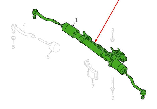 2016-2020 Infiniti QX60 Power Steering Gear Rack and Pinion 49001-9NC0A OEM - Alshned Auto Parts