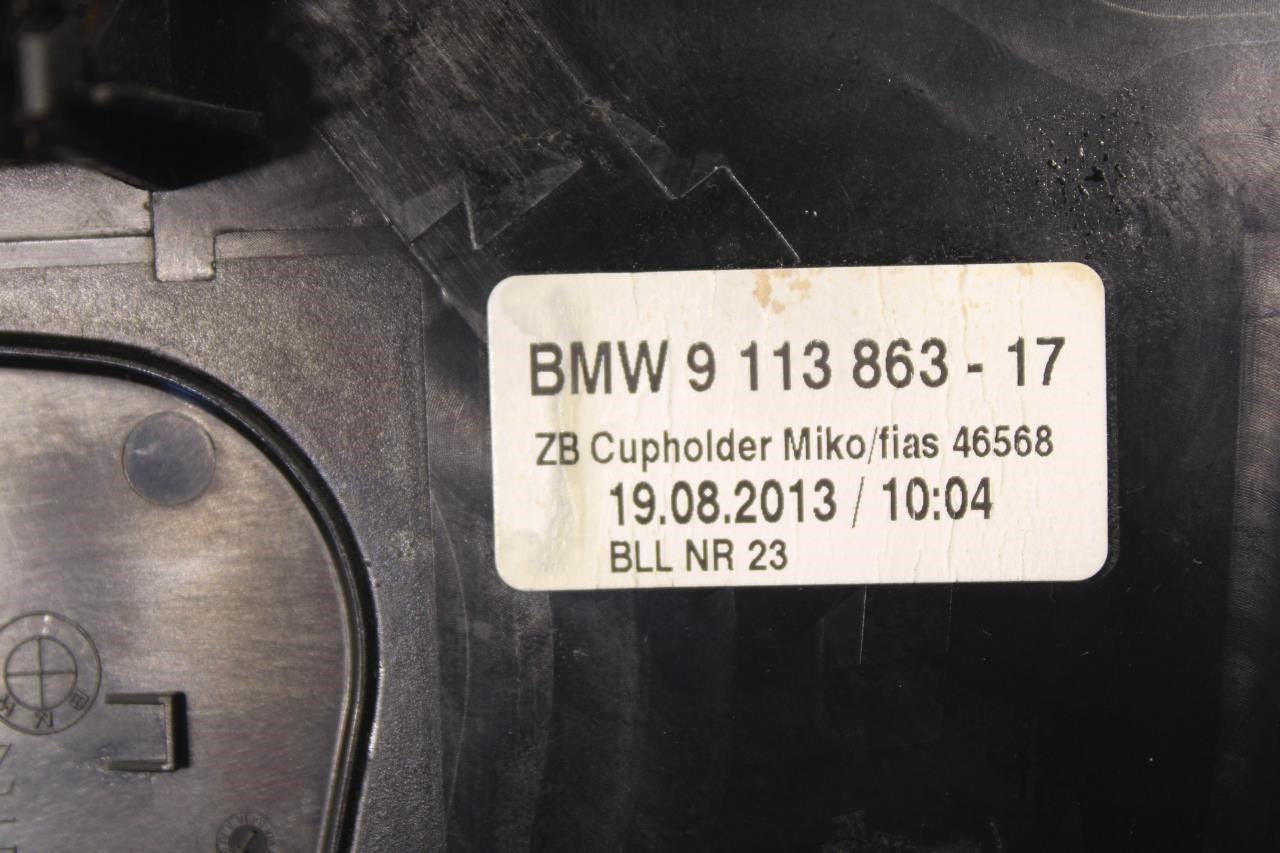 2013-15 BMW 750i xDrive Console Shifter Trim Bezel w/ Cup Holder 51169273826 OEM - Alshned Auto Parts