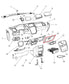 2012-2020 Dodge Grand Caravan GT Lower Glove Box Storage Compartment 1JF18DX9AA1