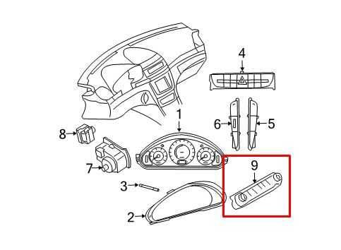 2003-2004 Mercedes-Benz E500 Dash AC Heater Temperature Climate Control Panel - Alshned Auto Parts