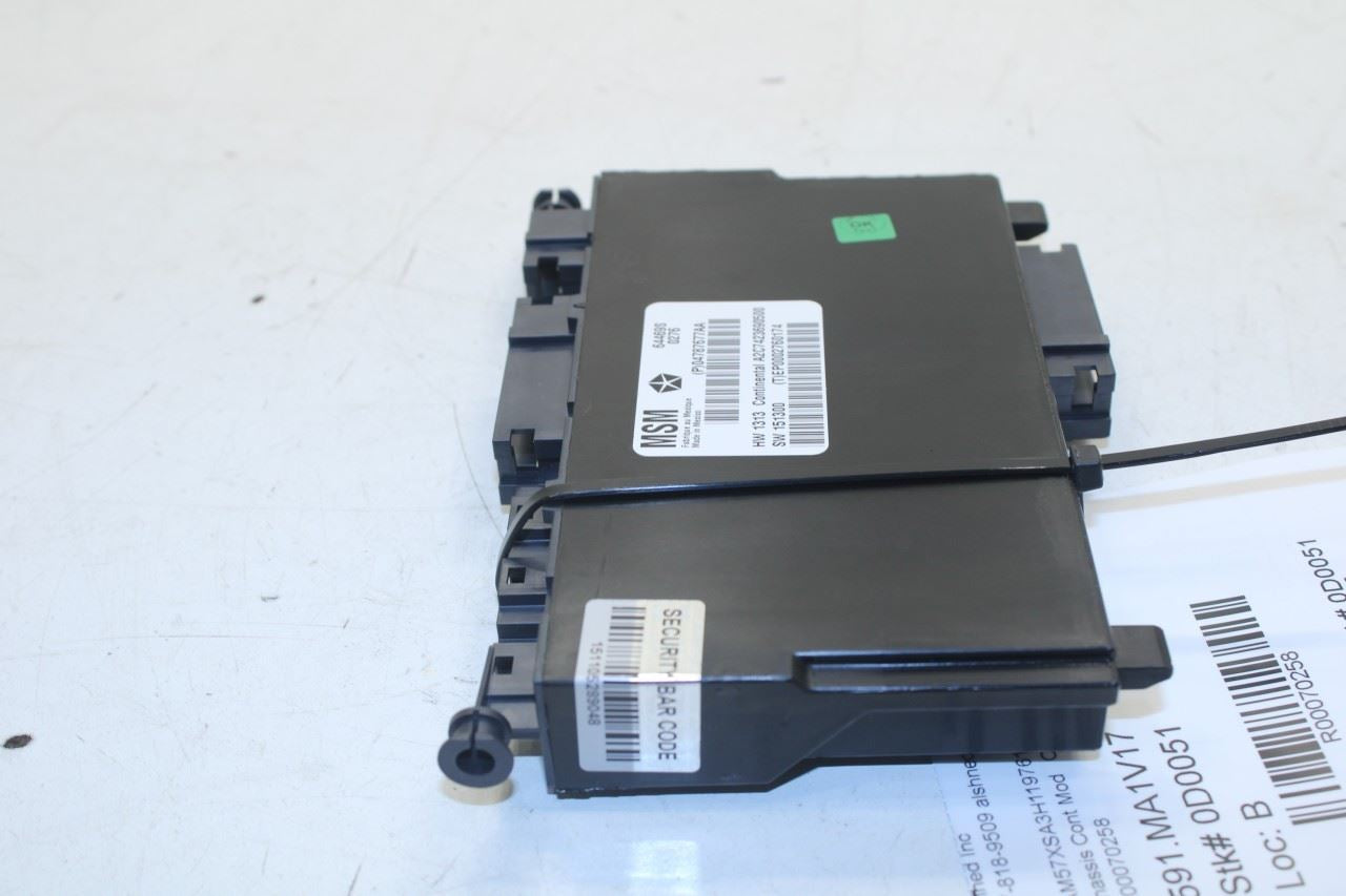 2017-21 Maserati Ghibli 3.0L RWD Front Driver Left Side Seat Control Module ECU - Alshned Auto Parts