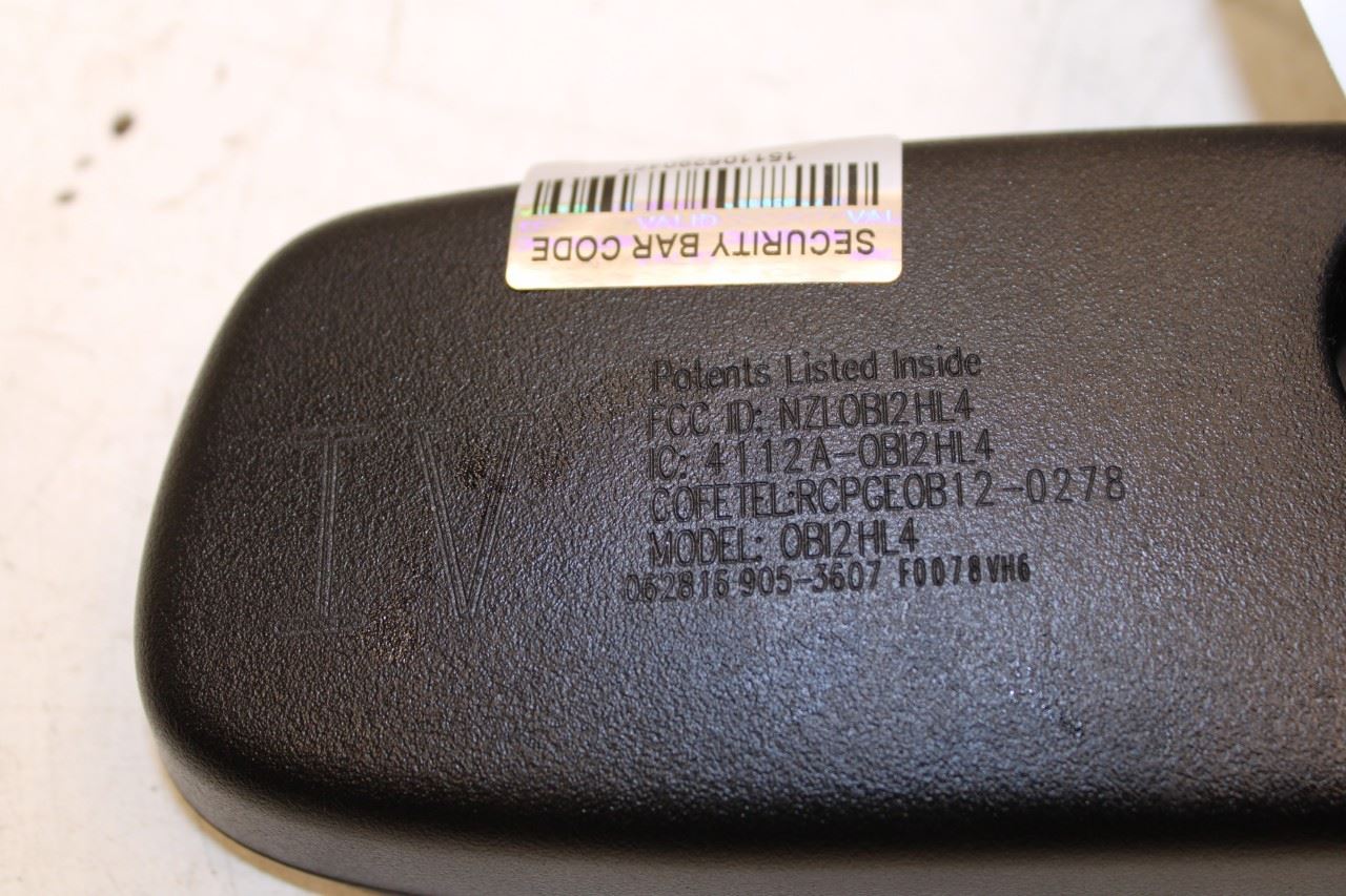 14-2017 Infiniti QX50 Front Inside Rear View Mirror w/ Auto Dimming 96321-3WV0A - Alshned Auto Parts