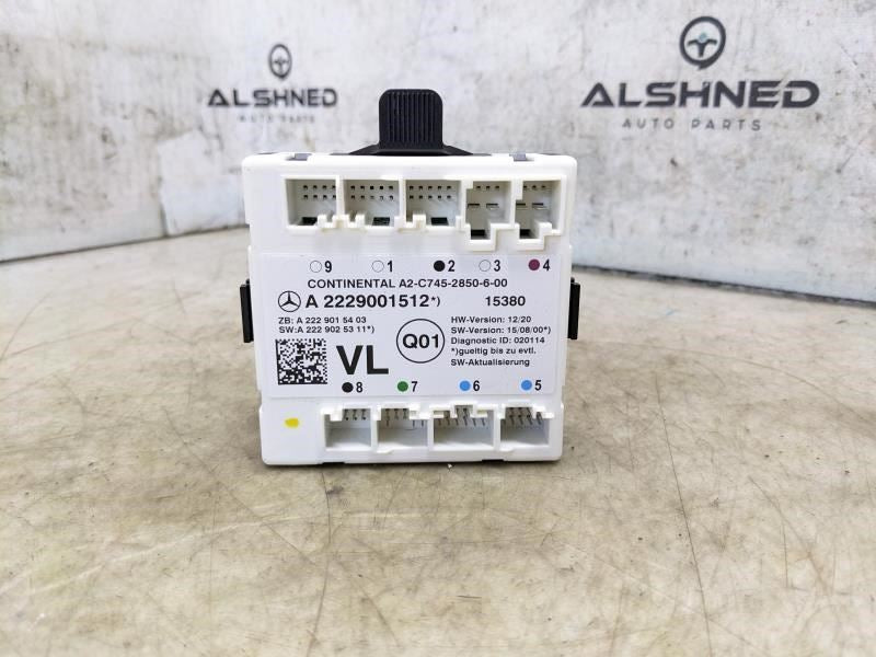 2015-2018 Mercedes-Benz C300 Front Left Door Control Module 222-900-15-12 OEM - Alshned Auto Parts