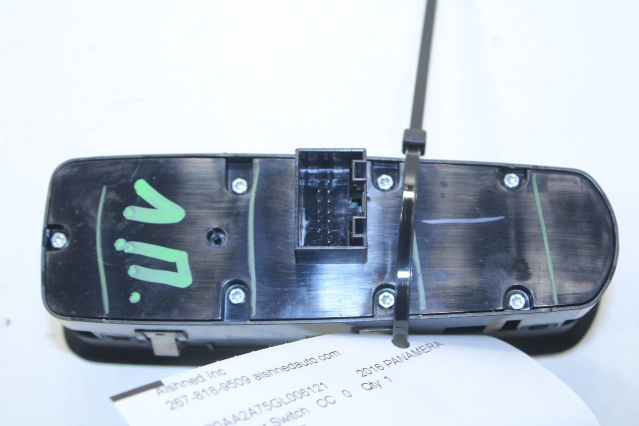 11-2016 Porsche Panamera 4 FR LH Master Power Window Switch 7PP959858AE OEM ReaD - Alshned Auto Parts