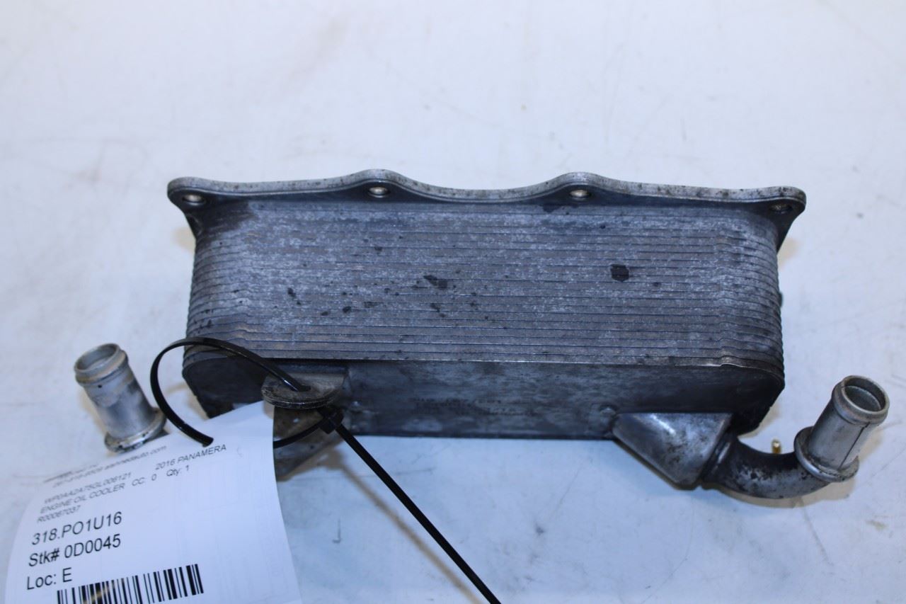 2011-16 Porsche Panamera 4 3.6L Engine Oil Cooler Heat Exchanger 948-107-281-22 - Alshned Auto Parts