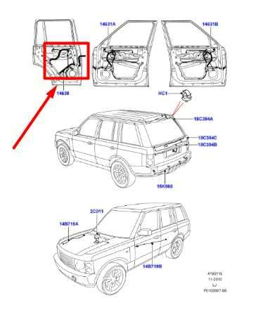 2006-09 Land Rover Range Rover Rear Left Driver Door Wire Harness YMM502940 OEM - Alshned Auto Parts