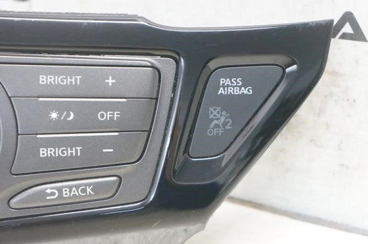 2015 Nissan Pathfinder Radio Screen Control Panel 3KA0A210250 OEM - Alshned Auto Parts