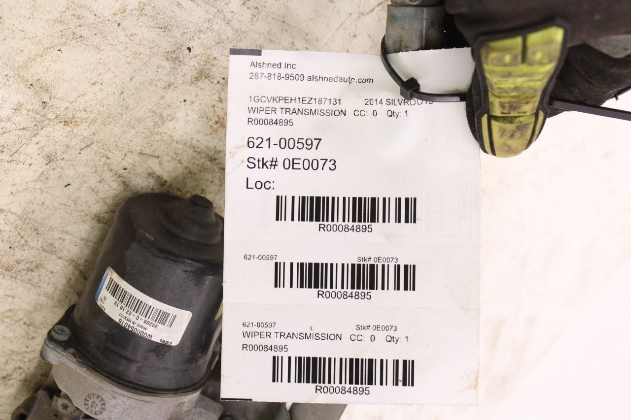 14-2019 Chevrolet Silverado 1500 Work Truck 2WT FR Windshield Wiper Transmission11