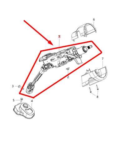 2019-2021 Jeep Cherokee Steering Column Assembly 68367407AB OEM - Alshned Auto Parts